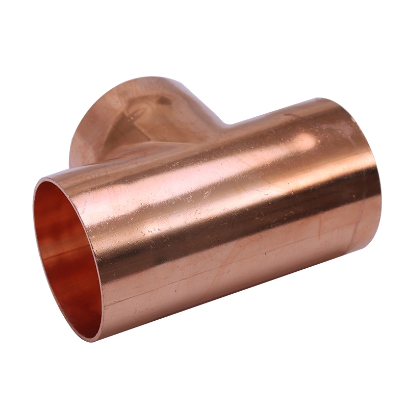 ဆေးဘက်ဆိုင်ရာ Degreased Copper Tee Fittings